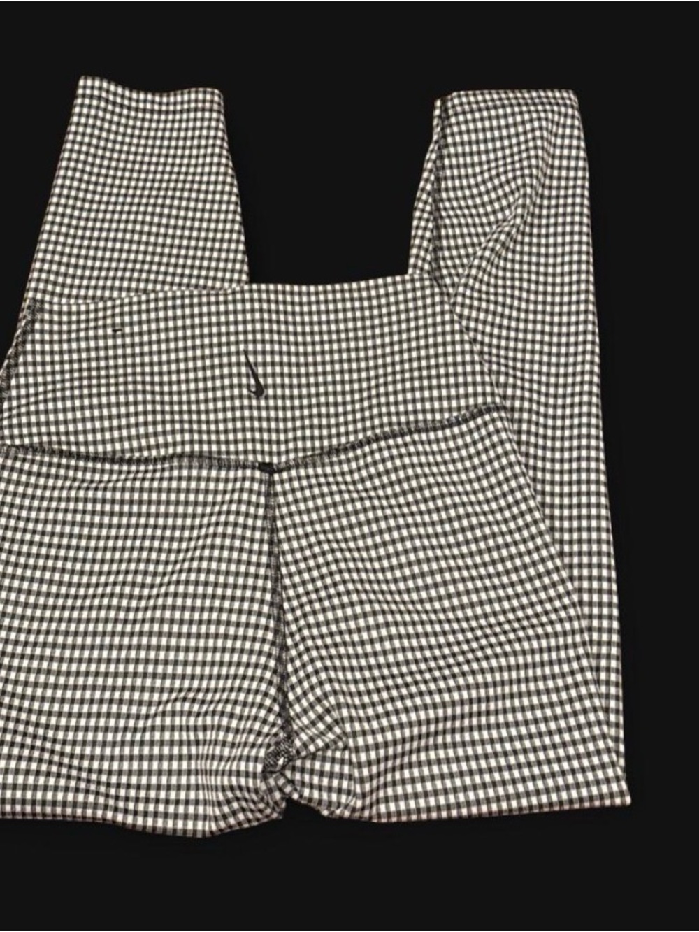 Nike Black & White Gingham Leggings